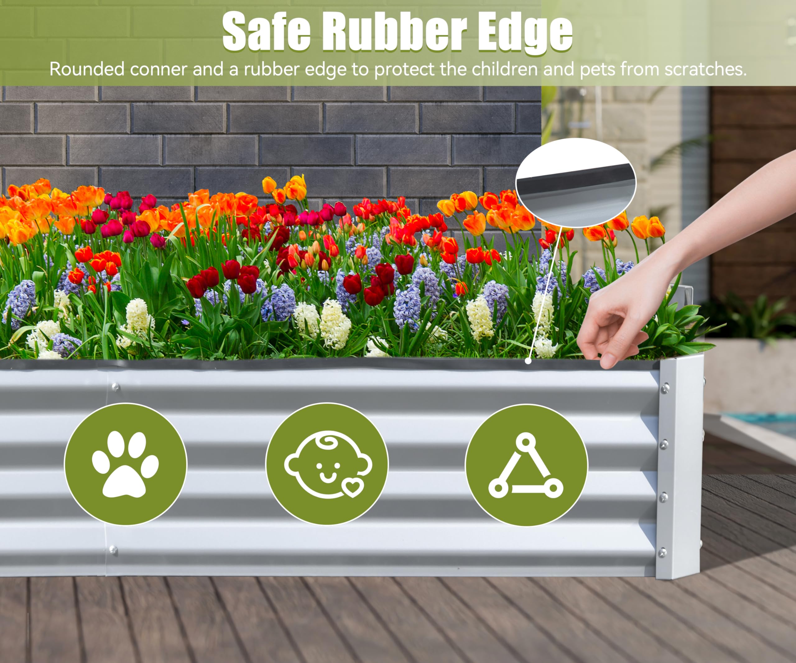 Оцинкованная приподнятая грядк – обзор и цена Raised Garden Bed