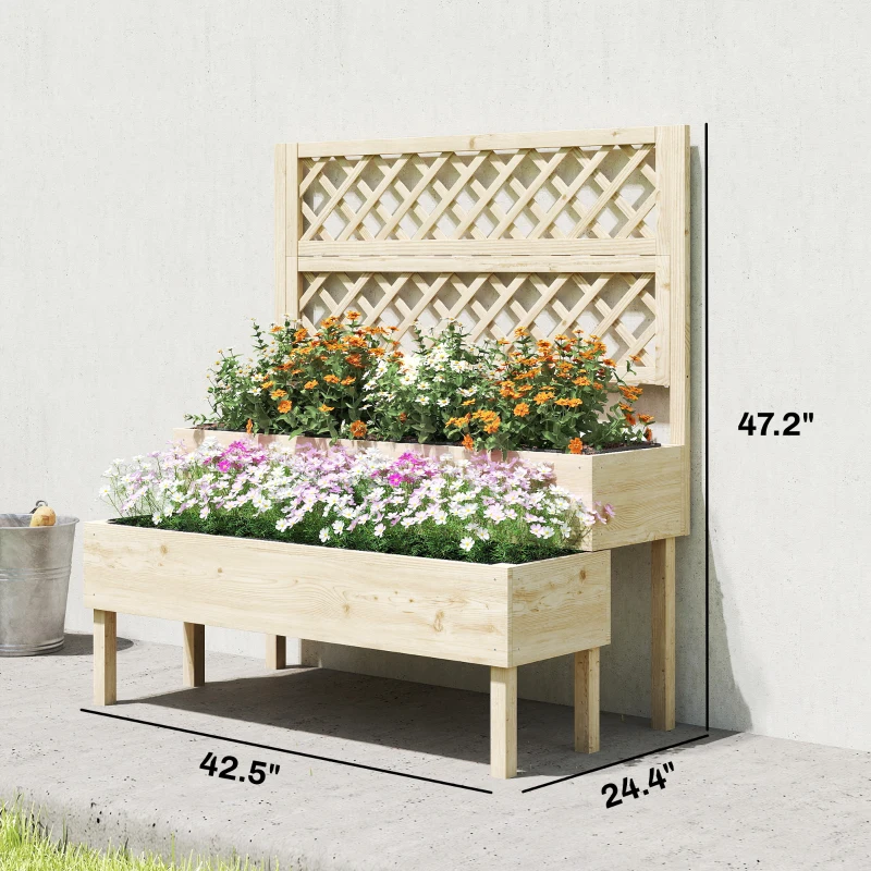 Приподнятая грядка для патио,  – обзор и цена Raised Garden Bed