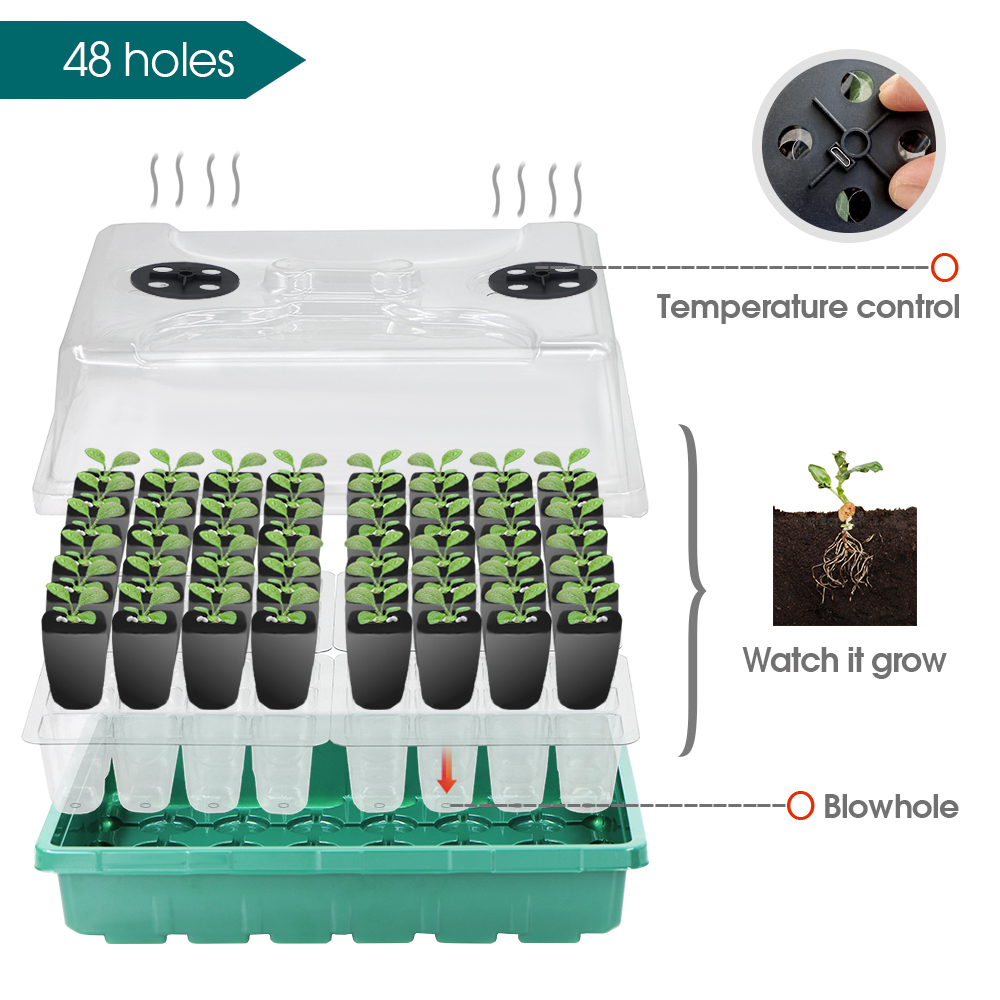 Зимняя коробка для рассады, гр – обзор и цена Seed Starter Tray