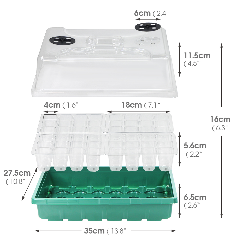 Зимняя коробка для рассады, гр – обзор и цена Seed Starter Tray